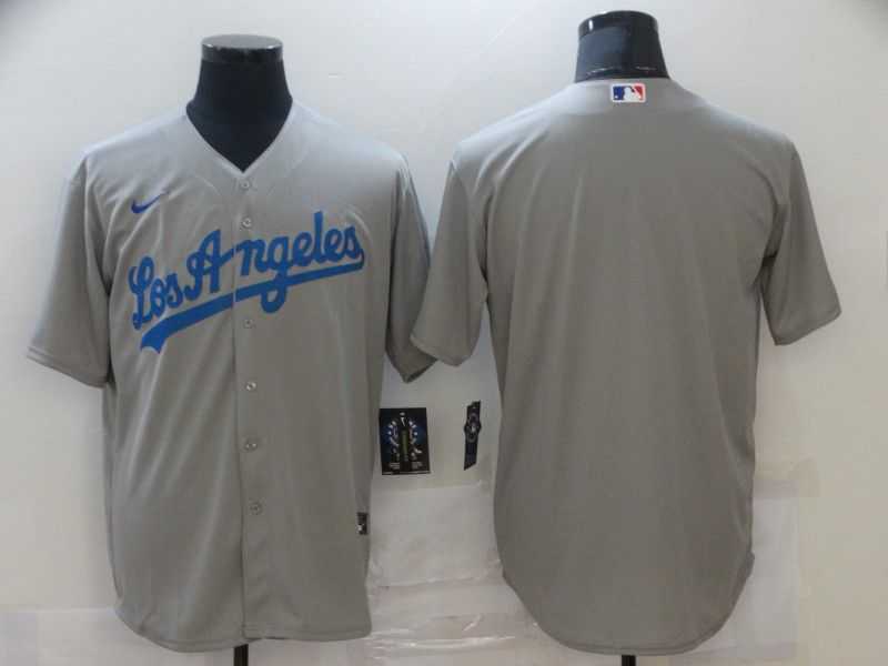 Men Los Angeles Dodgers Blank Grey Game Nike MLB Jerseys Men Los Angeles Dodgers Blank Grey Game Nike MLB Jerseys